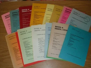 Revista de Oriente y Occidente lot of 16 issues 1988-1998 Spanish/history + - Picture 1 of 5