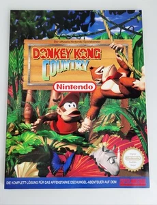 Original Donkey Kong Country Spieleberater Lösungsbuch Super Nintendo Snes - Afbeelding 1 van 17