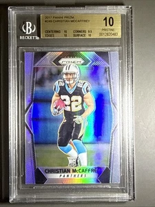BGS 10 PRISTINE SSP 2017 SILVER PRIZM ROOKIE CHRISTIAN MCCAFFREY RC - Picture 1 of 9