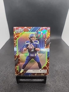 2021 Panini National Convention VIP Gold Pack - Russell Wilson #4 Giraffe Prizm - Picture 1 of 2