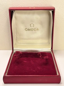 OMEGA Vintage Präsentationsbox *EXTERNE HÜLLE* Rot Gold Aufbewahrung - Bild 1 von 5