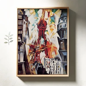 Champ de Mars (Der rote Turm) Robert Delaunay, Kubist, Giclée-Leinwanddruck - Bild 1 von 6