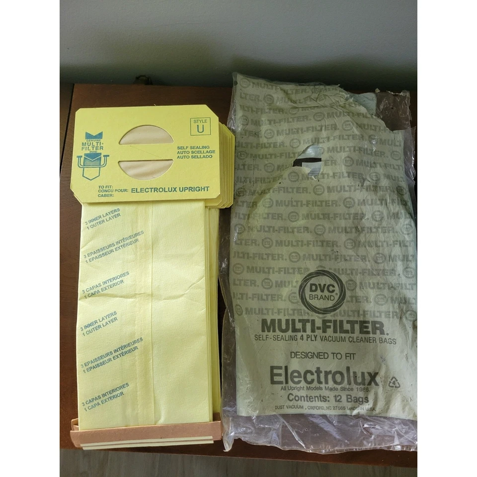 11 DVC Multi-Filter Vacuum Bags to fit Electrolux Type U - Image 1 of 3