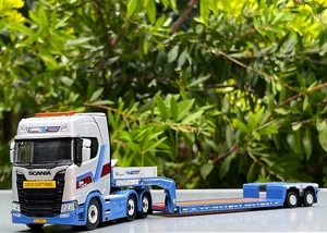 Remolque de carga baja Scania S Highline 6x4 euro PX "Transporte de polos" modelos de camiones WSI - Imagen 1 de 16