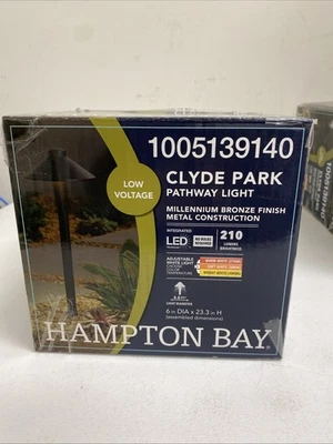 Hampton Bay Clyde Park Low Voltage LED Outdoor Landscape Path Light - Image 1 of 4