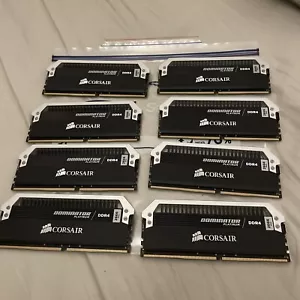 Corsair Dominator Platinum 64GB (8x8gb) DDR4 2666MHz RAM (CMD64GX4M8A2666C15) - Picture 1 of 3