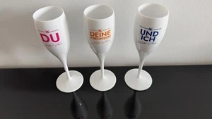 Roland Kaiser Sektglas 3er Set - Du, deine Freundin und ich - Bild 1 von 3
