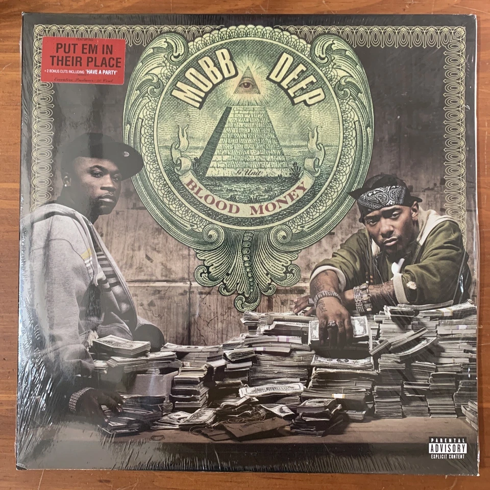Blood Money [PA] [LP] by Mobb Deep (Vinyl, May-2006, Interscope Records USA)