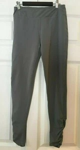 NWOT GARNET HILL Zinni ruched gray cropped mid rise leggings M $98 - Picture 1 of 4