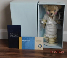 Franklin Mint Princess Diana Mohair Bear Mint With Original Ship Box And COA