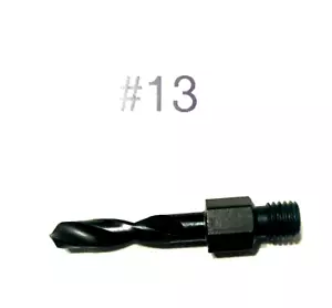 Threaded Drill Bit 1/4-28 Aircraft Tools #13 New USA Made Medium - Picture 1 of 3