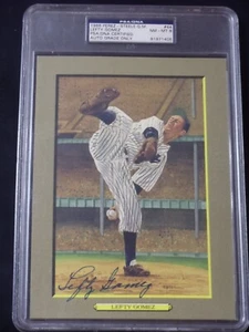 Lefty Gomez Signed Perez Steele PSA DNA COA Autograph Nice Blue Sharpie - Picture 1 of 2