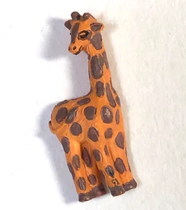 Botón plástico jirafa de Lamode - Serie "Arca de Noé" - Imagen 1 de 2