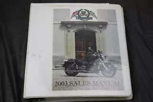 2003 TRIUMPH DEALER ONLY SALES INSTRUCTIONS MANUAL BOOK - Bild 1 von 6