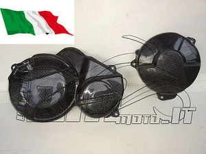 KIT PARACARTER COPRI CARTER MOTORE CARBONIO HONDA CBR 600RR 2007 2008 2009 2010 - Picture 1 of 3