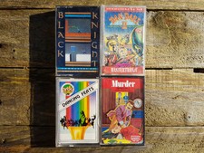 C64 Commodore 64 Games x 4 - Murder, Dancing Feats, Dan Dare II, Black Knight