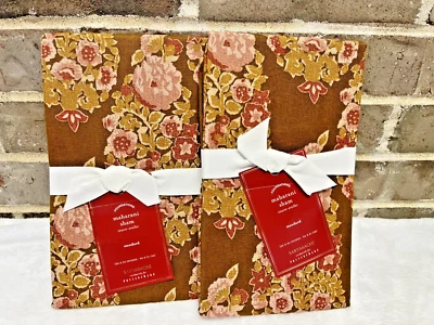 Juego de 2 pares de fundas de almohada Pottery Barn Maharani tamaño estándar NUEVO Foto 1 de 4