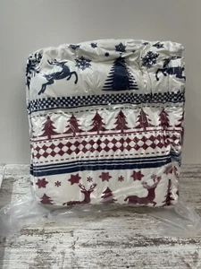 NEXHOME PRO Heated Electric Blanket Christmas Queen 90”Throw Flannel Sherpa New - Picture 1 of 3