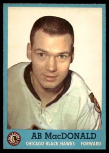 1962-63 Topps #38 Ab McDonald Chicago Blackhawks EX-EXMINT - Picture 1 of 2