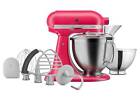 New KitchenAid 4.7L Artisan Stand Mixer 2023 Colour of the Year Hibiscus KSM195