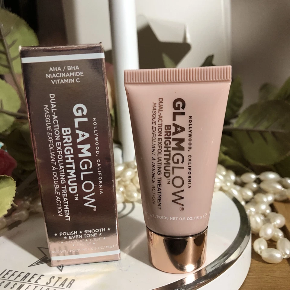 GLAMGLOW Brightmud Dual-Action Exfoliating Treatment 0.5 oz - Image 1 of 3