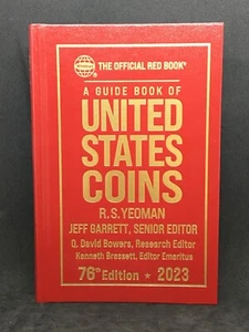 2023 Red Book 76th Edition Hardcopy "A Guide Book of US Coins" - Picture 1 of 3