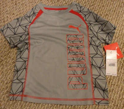 Jersey gris jaspeado claro Puma para niños nuevo con etiquetas $26.00. Talla: 5 Foto 1 de 4