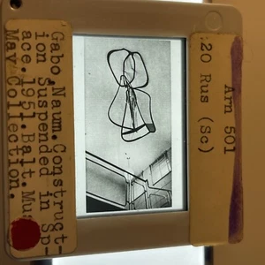 Naum Gabo "Construction Suspended In Space” Russian Kinetic Art 35mm Slide - Picture 1 of 3