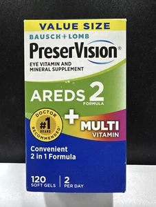 Preservision Areds 2 + Multi Vitamin. 120 Soft Gels - Picture 1 of 2