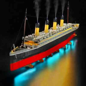 Kit d'éclairage LED Avec Module de fumée Vonado pour LEGO Titanic 10294 ¤ NEUF - Picture 1 of 12