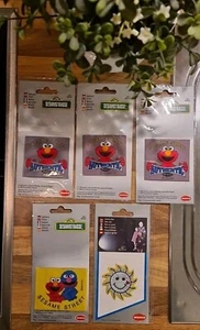 KONVOLUT Wenco SESAMSTRASSE Applikation / Bügel-Bild Patch ELMO GROBI (c) Hanson - Bild 1 von 10