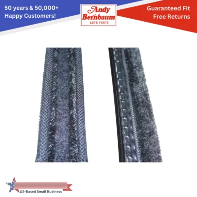 Kit de barredora y canal de ventana trasera de 8" para Dodge Coupé 1940-1949 Foto 1 de 4