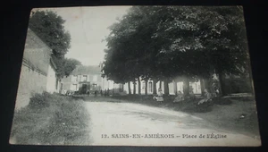 Erster Weltkrieg 1915 Echtfoto Stil Postkarte SAINS EN AMIENOIS - Bild 1 von 1