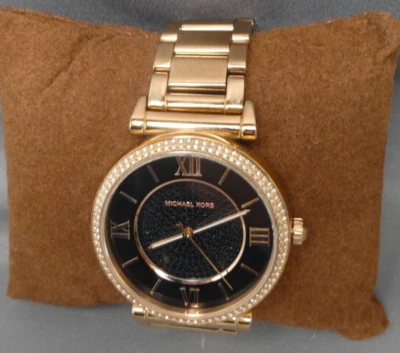 Michael Kors MK3356 Caitlin Crystal Pave Rose Gold Stainless Steel Women's Watch - image 1 of 4