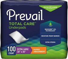 Prevail Incontinence Underpads - Unisex Disposable Underpads for Men & Women - S