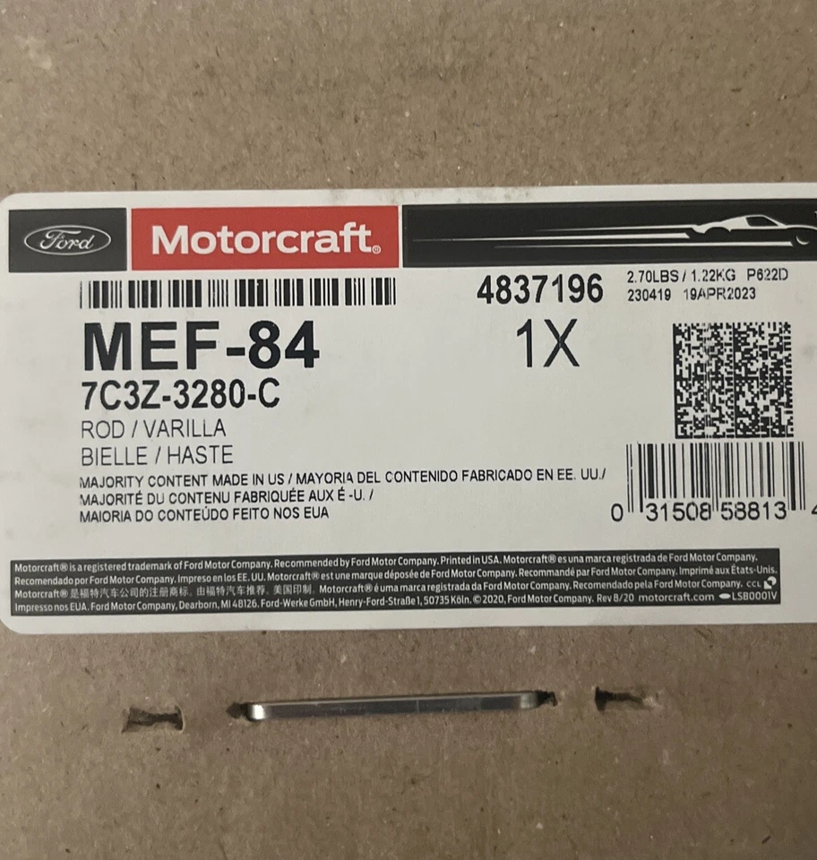 New OEM Genuine Ford F-350 Super Duty Right Passenger Side Adjust Tube 7C3Z3280C - Image 1 of 1