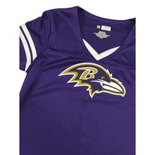 NFL Team Apparel Women's Purple Baltimore Ravens Game Time Player Medium Jersey