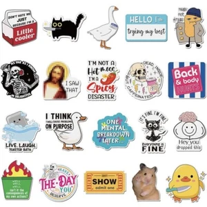 20 Piezas Divertidos Imanes Reutilizables Lindos Animales y Palabras Imán Nevera Laptop - Imagen 1 de 5