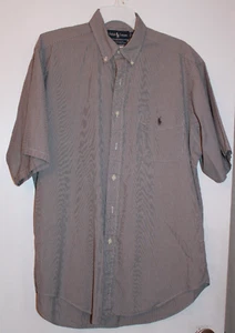 Camisa Oxford Ralph Lauren Yarmouth Gris Abotonada Para Hombre 16 - Imagen 1 de 8