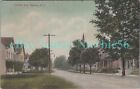 Ravena NY - HOUSES ON CENTRAL AVENUE - Postcard Albany County