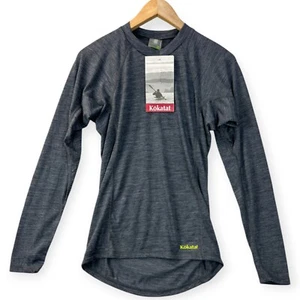 Kokatat WoolCore Long Sleeve Shirt Mens Small Heather Kayaking Paddling Rowing - Picture 1 of 13