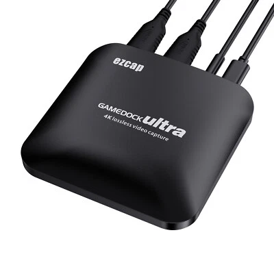 4K Video Game Capture Card Mic 1080P 120FPS Recording Box Type C Live Streaming - Image 1 of 4