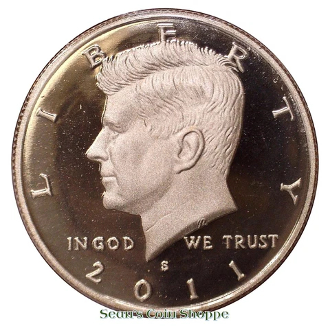 2011 S Clad Kennedy Half Dollar Gem Deep Cameo Proof San Francisco Ships Free! Cover