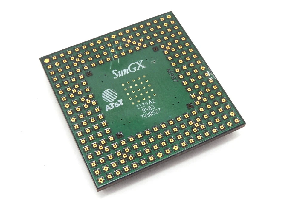 Sun Microsystems Sungx At&t 1134A2 Lsi Logic Processore CPU Board PGA223 Vintage - Immagine 1 di 1