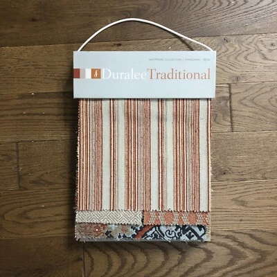 Duralee Traditional Whitmore Collection Fabric Sample Book Mandarin-Beige #3227 - Image 1 of 4