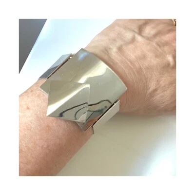 Giuseppe Zantomio bracciale di desiner argento 925 pezzo unico ottimo stato - Immagine 1 di 4