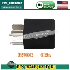 871E-1A-D-R1 U15 12VDC 4 pines micro ISO relé automotriz para aplicaciones automáticas - Imagen 1 de 6