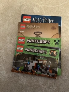 Lego Anleitung Lot Harry Potter und Minecraft - Bild 1 von 1