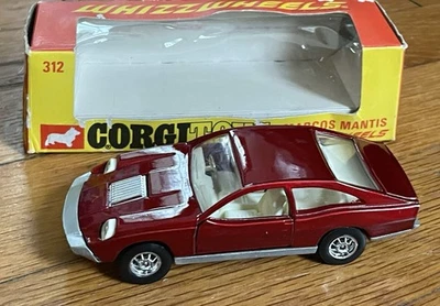 Vintage 1972 Corgi #312 Marcos Mantis Whizzwheels Diecast Car w/ Box - Image 1 of 4