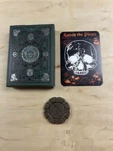 Hitex Gear x Raven the Pirate Collab Brass Skull Chip - Picture 1 of 3